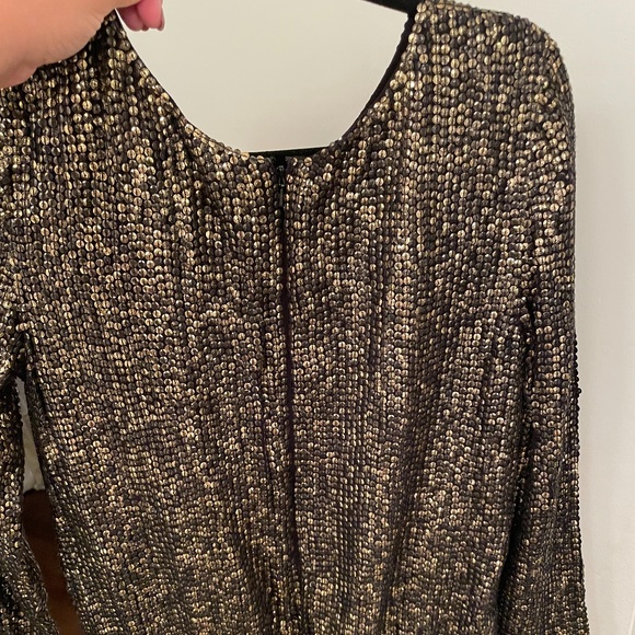 S Free People Metallic Romper New with Tags - Picture 8 of 10